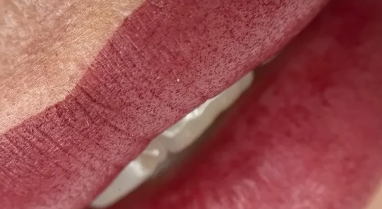 What Do Lips Look Like After Tattooing