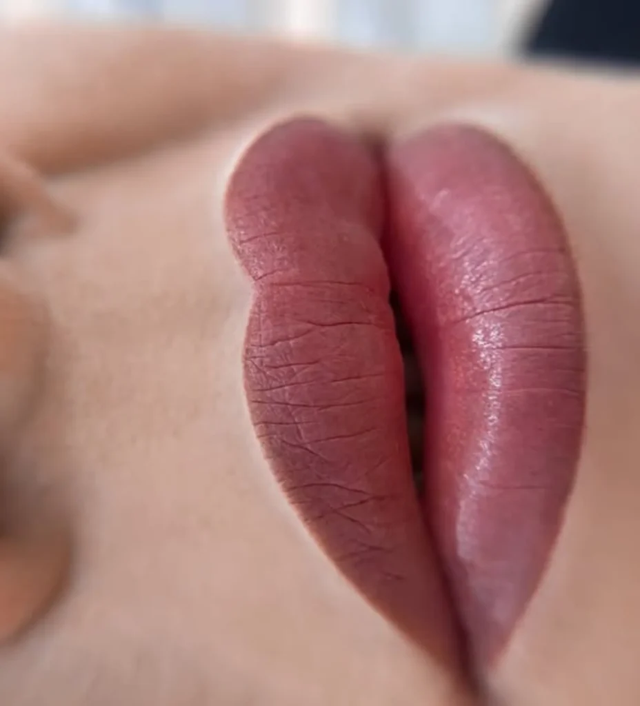 lip tattoo healing timeline