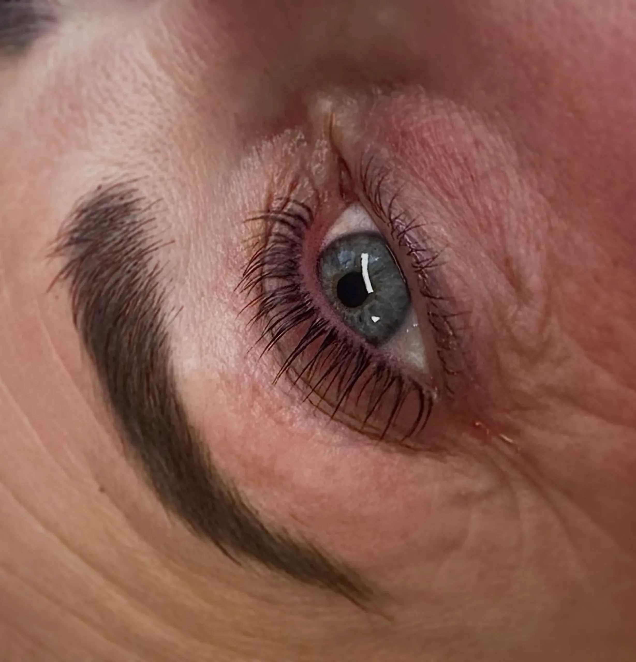 microblading turned grey