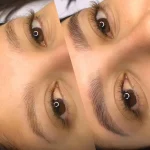 eyebrow tattoo colour change