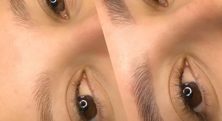 eyebrow tattoo colour change