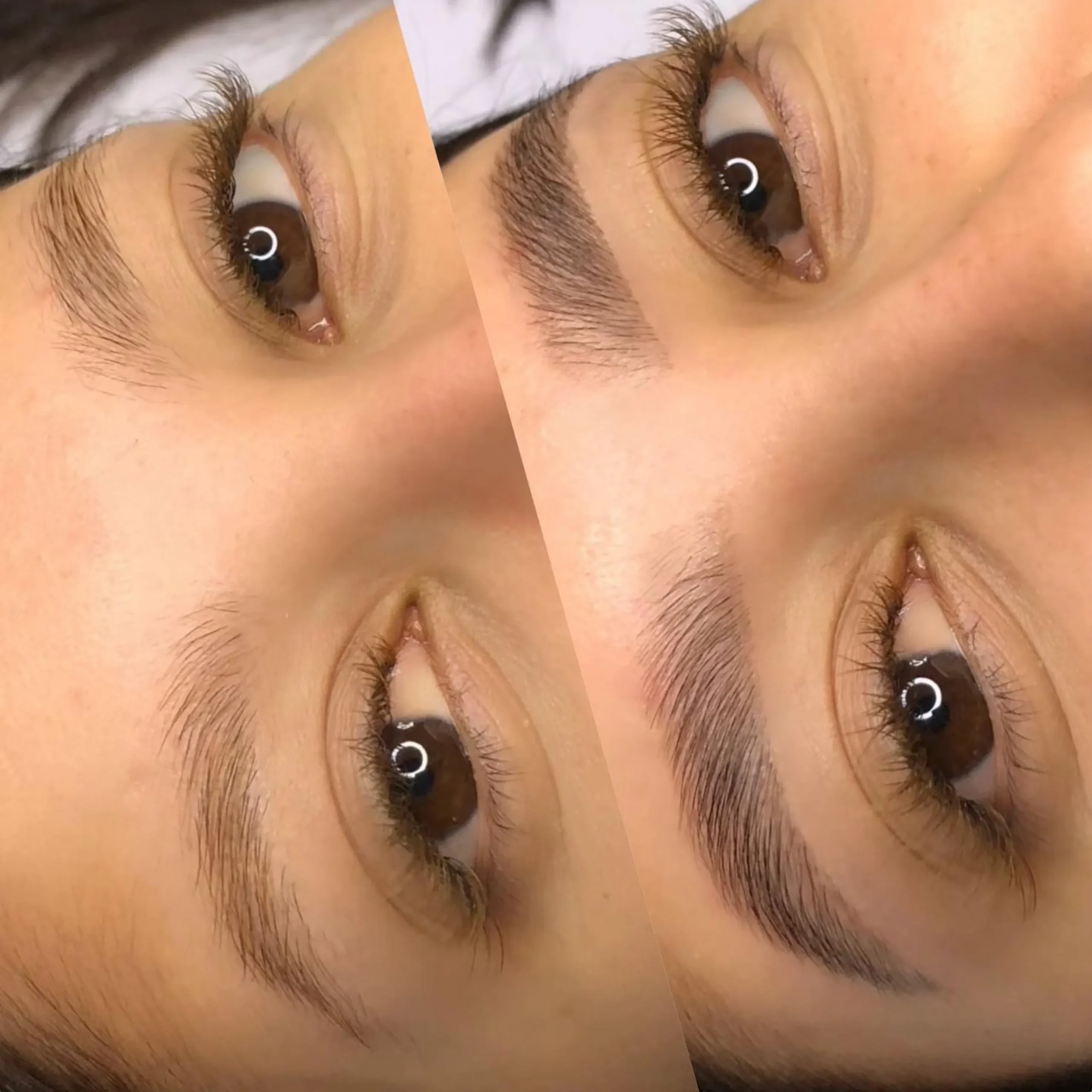 eyebrow tattoo colour change